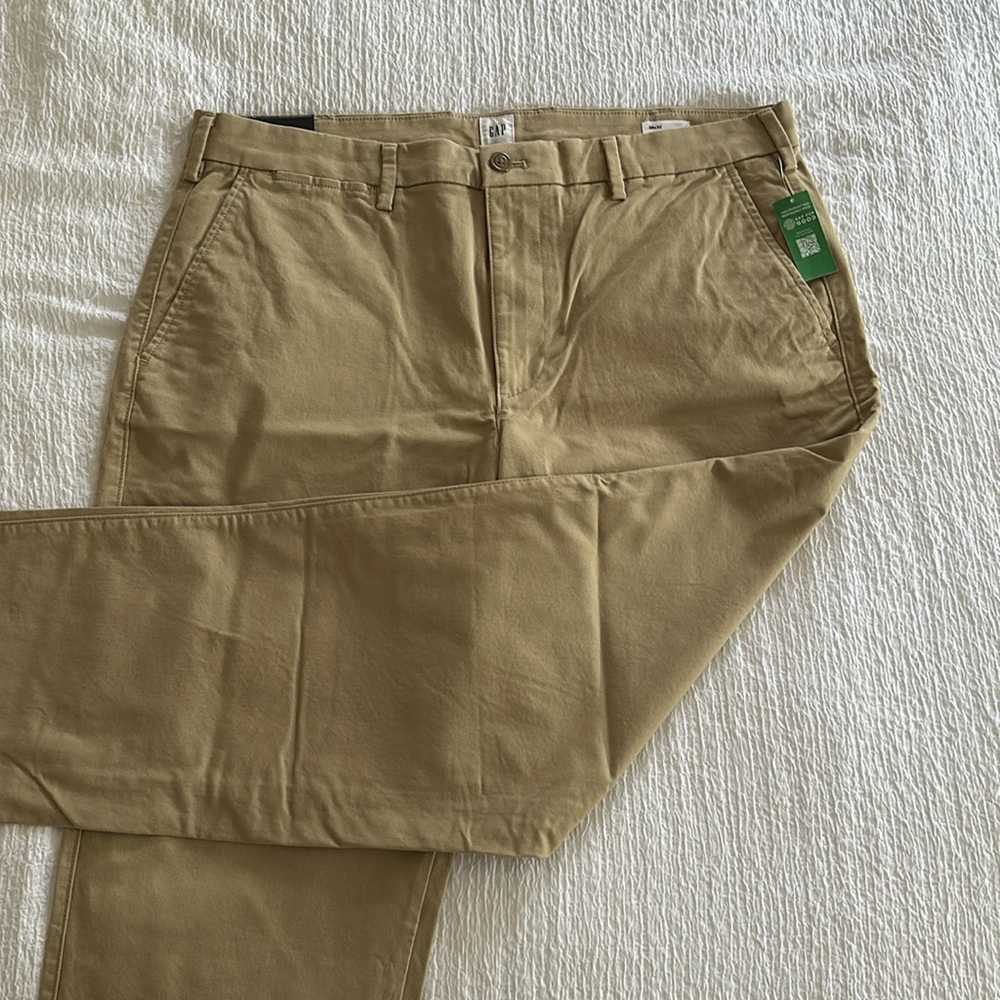 GAP Men's GapFlex Essential Khaki Pants (36x32)